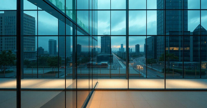 Fachada de Vidro Laminado: Beleza e Segurança Fachada de Vidro Laminado: Beleza e Segurança