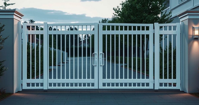 Portões de Alumínio Branco: Estilo e Segurança para Sua Residência Portões de Alumínio Branco: Estilo e Segurança para Sua Residência