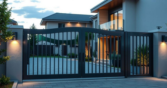 Portões de Alumínio com Vidro: Estilo e Segurança para sua Residência Portões de Alumínio com Vidro: Estilo e Segurança para sua Residência