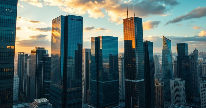 Fachadas de vidro espelhado transformam a estética e a eficiência dos edifícios modernos Fachadas de vidro espelhado transformam a estética e a eficiência dos edifícios modernos