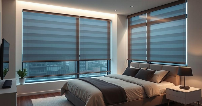 Persiana Automática para Quarto Transforma Seu Espaço em Um Ambiente Moderno e Prático Persiana Automática para Quarto Transforma Seu Espaço em Um Ambiente Moderno e Prático