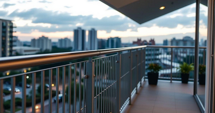 Guarda corpo em alumínio: benefícios e aplicações